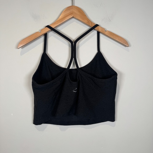 Beyond Yoga Long Line Racerback Tank Gray Grey Sports Bra Womens X-Large Soft - Picture 2 of 8